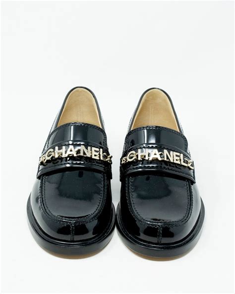 chanel patent loafers|real real Chanel loafers.